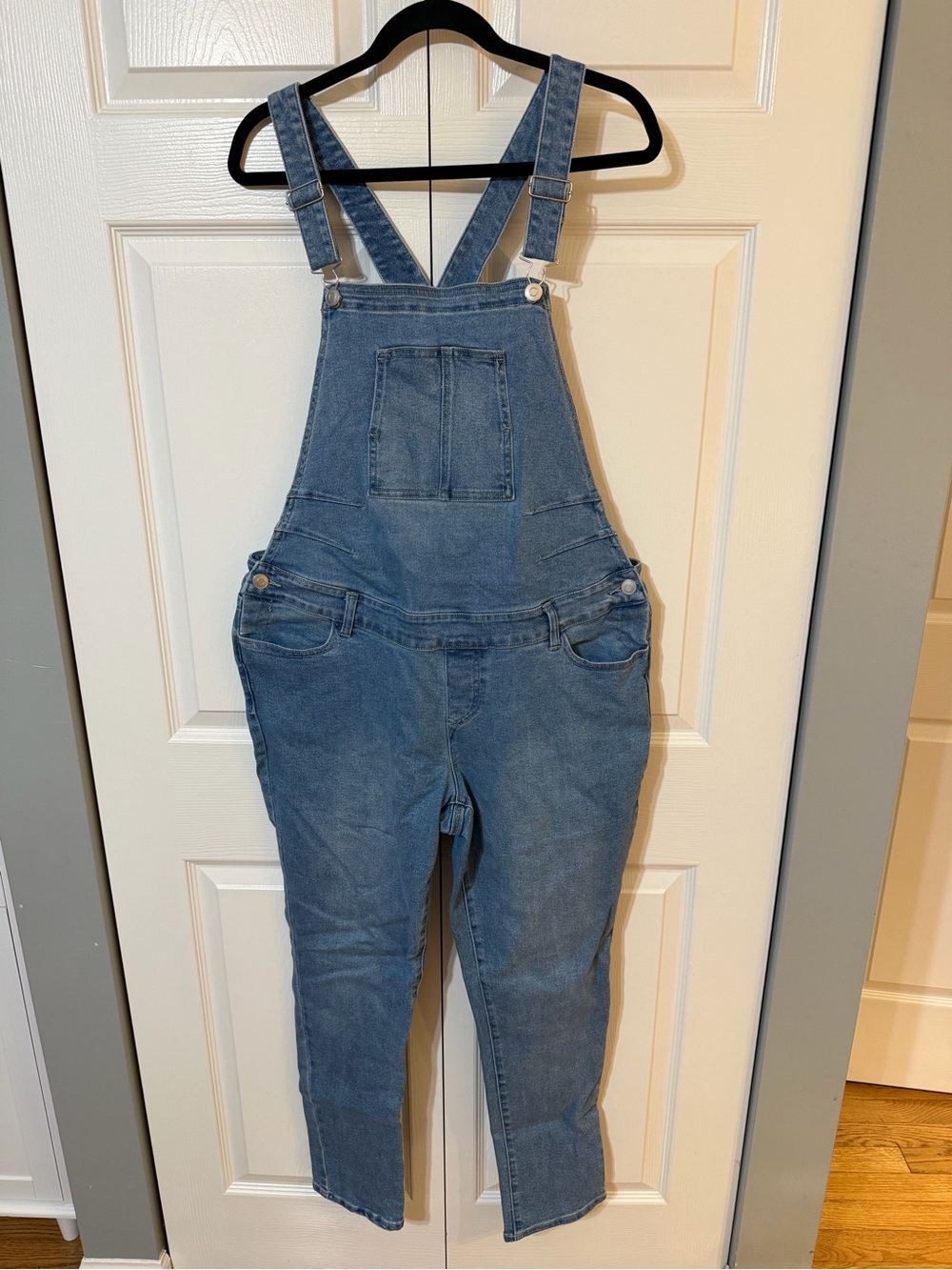 Classic Medium Blue Denim Women's Overalls